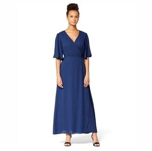 TRUTH & FABLE Women's Blue Long Dress